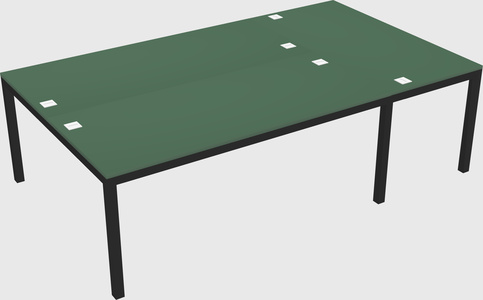 Shared office desks