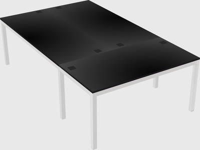 Shared office desks