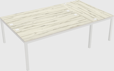 Shared office desks