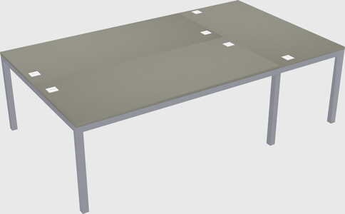 Shared office desks