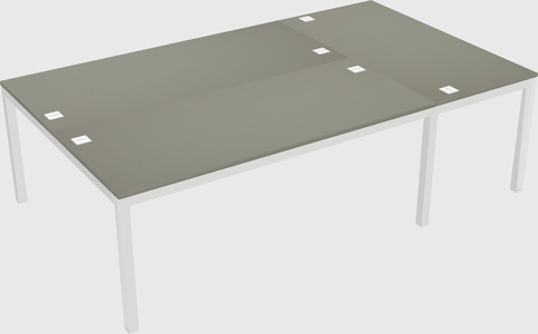 Shared office desks
