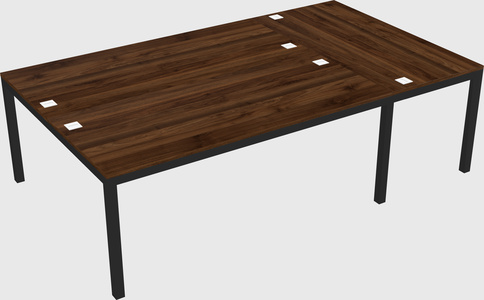 Shared office desks