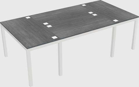 Shared office desks