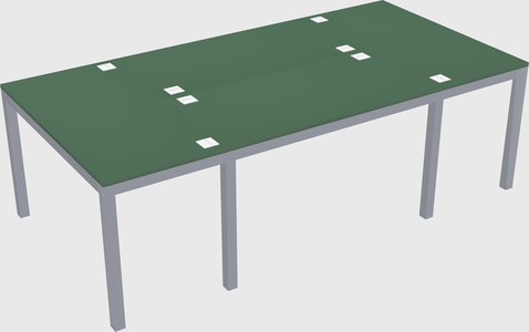 Shared office desks