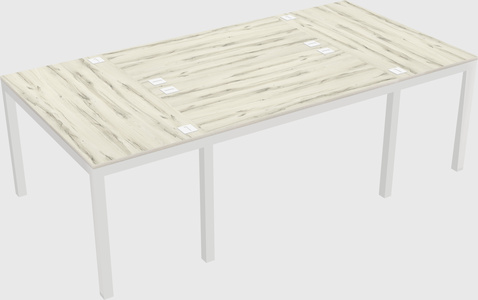 Shared office desks