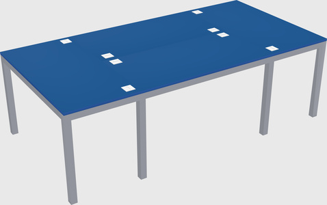 Shared office desks