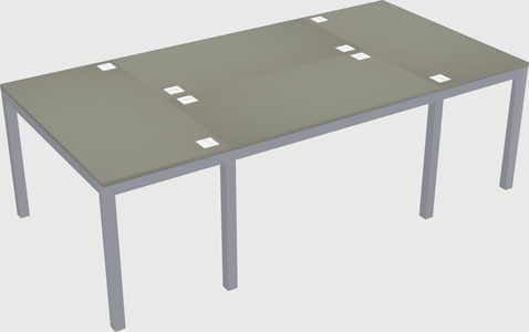 Shared office desks