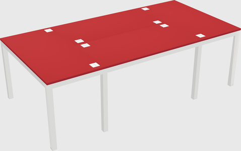 Shared office desks