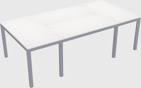 Shared office desks