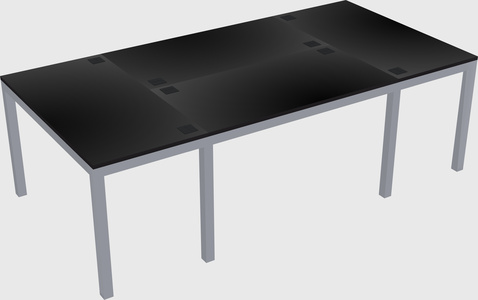 Shared office desks