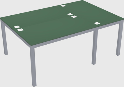 Shared office desks