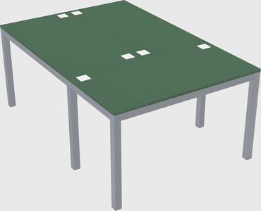 Shared office desks