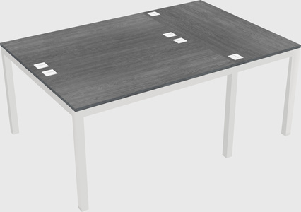 Shared office desks