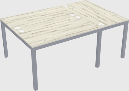 Shared office desks