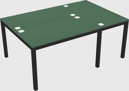 Shared office desks
