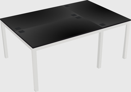 Shared office desks