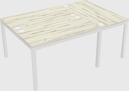 Shared office desks