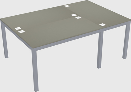 Shared office desks