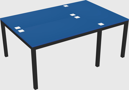 Shared office desks