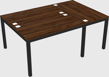 Shared office desks