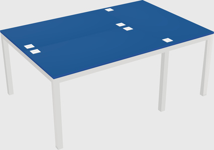 Shared office desks