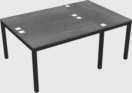 Shared office desks