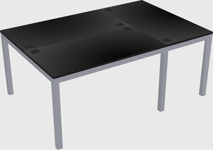 Shared office desks