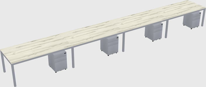 Rectangular desk