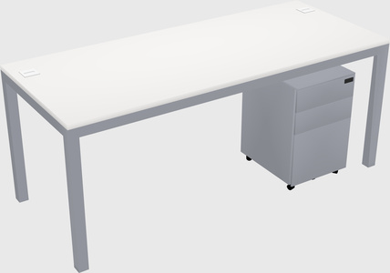 Rectangular desk
