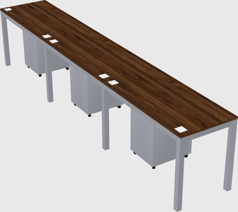 Rectangular desk