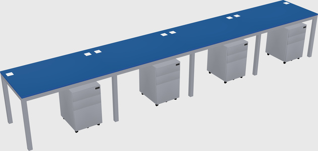 Bureau rectangulaire