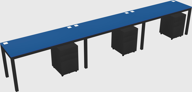 Rectangular desk