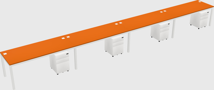 Rectangular desk
