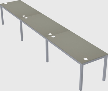 Rectangular desk