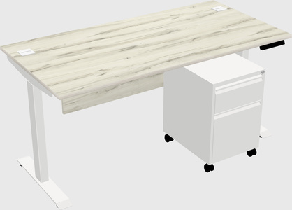 Height-adjustable desk - commercial grade