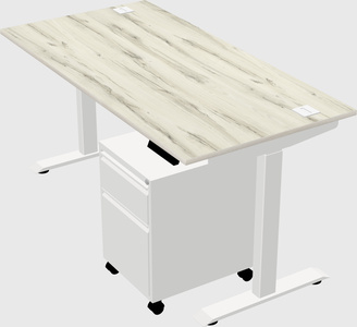 Height-adjustable desk - commercial grade