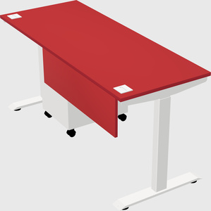 Height-adjustable desk - commercial grade
