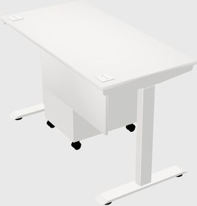 Height-adjustable desk - commercial grade