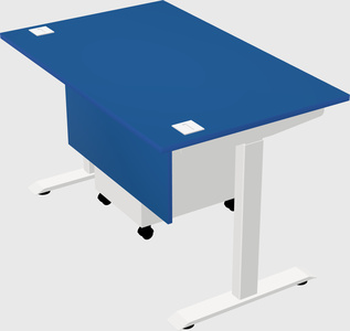 Height-adjustable desk - commercial grade