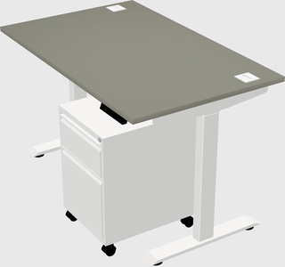 Height-adjustable desk - commercial grade