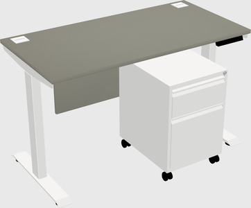 Height-adjustable desk - commercial grade