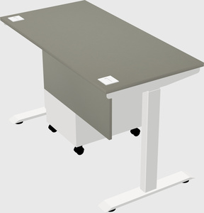 Height-adjustable desk - commercial grade