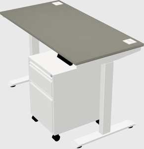 Height-adjustable desk - commercial grade