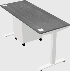 Height-adjustable desk - commercial grade