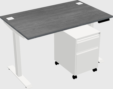 Height-adjustable desk - commercial grade