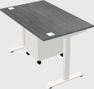 Height-adjustable desk - commercial grade