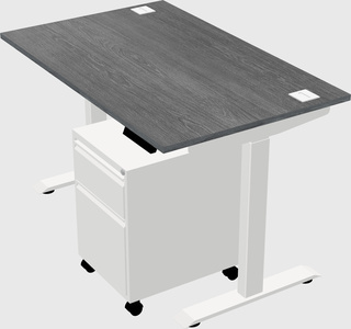 Height-adjustable desk - commercial grade