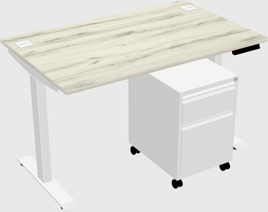 Height-adjustable desk - commercial grade