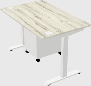 Height-adjustable desk - commercial grade