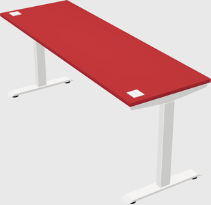 Height-adjustable desk - commercial grade